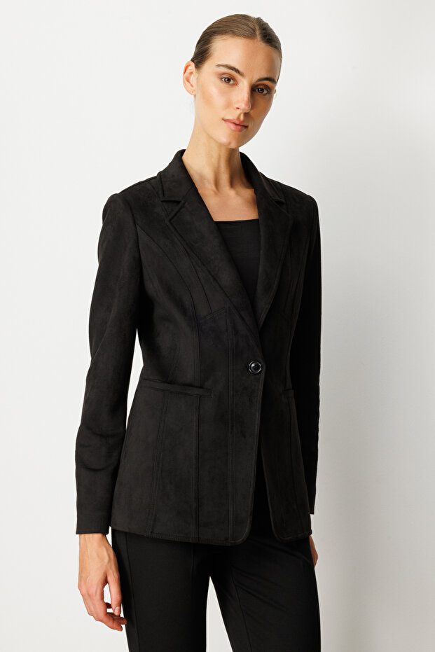 Torba Cepli Süet Ceket - 3