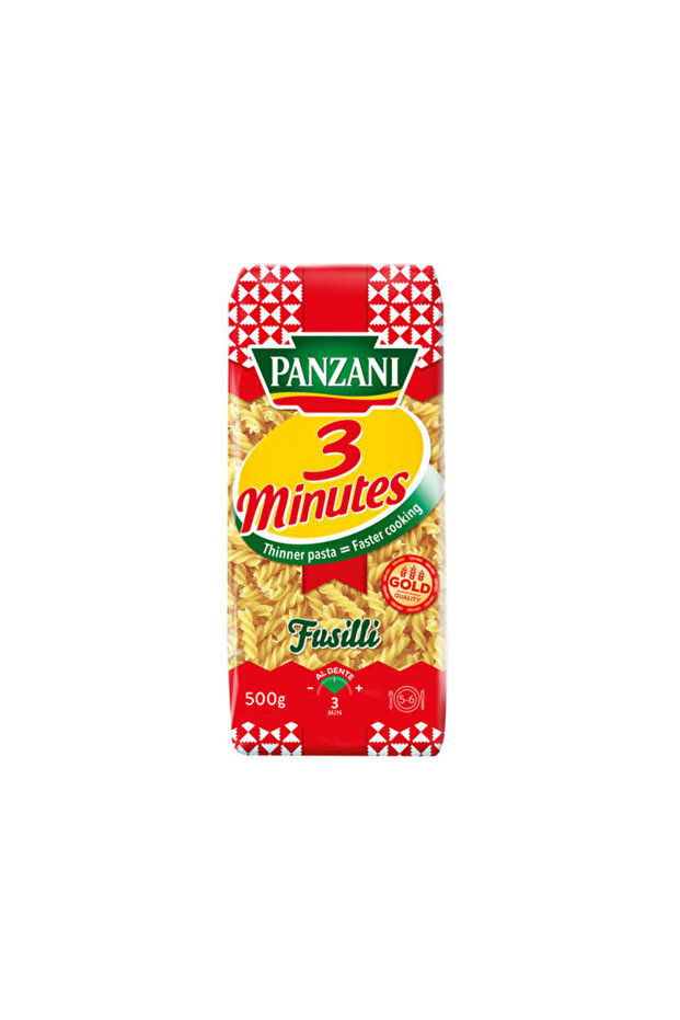 3 Min Express Fusilli Pasta 500g - 1