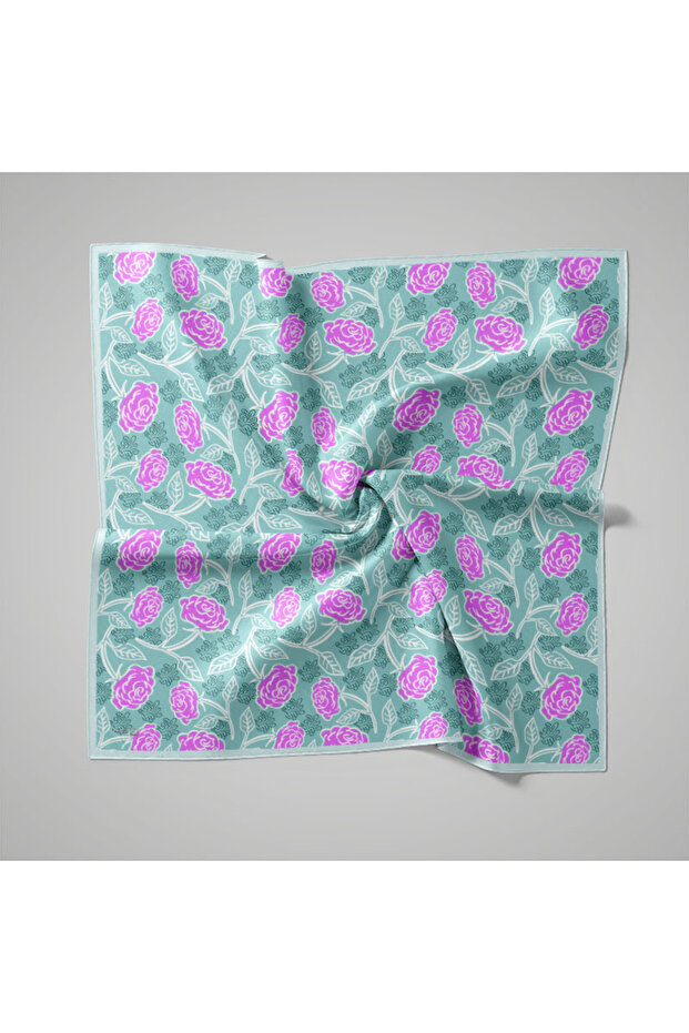 Eșarfă cu model natural - 1