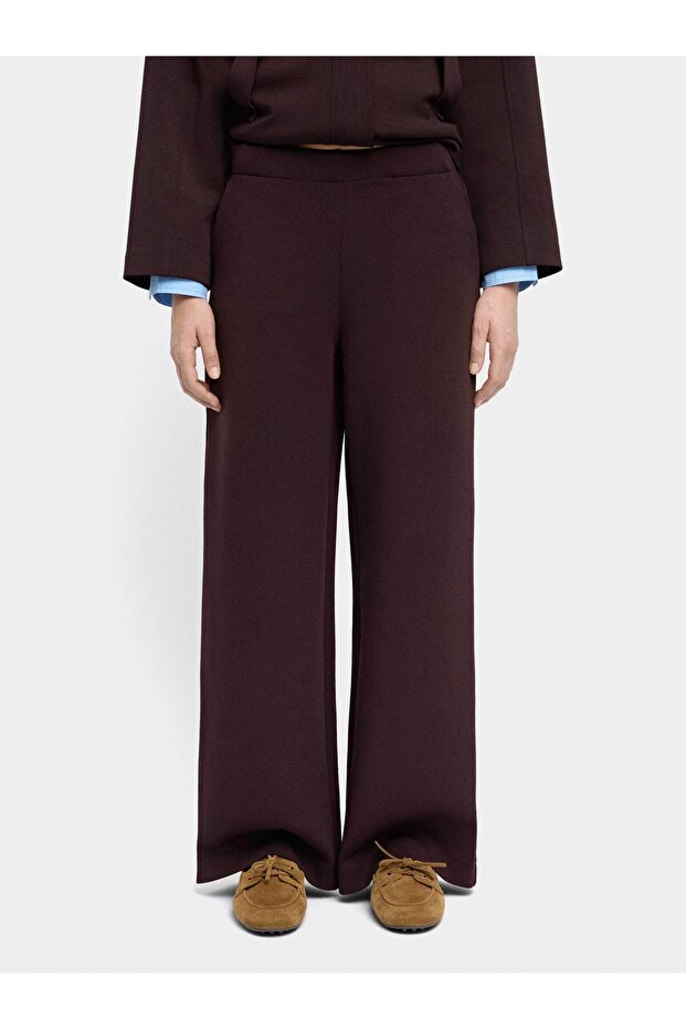 Elastik Bel Pamuk İçerikli Pantolon - 2