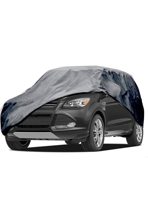 SUV Van Cover - Universal Fit, Non Woven, Grey W/Secure Lock (Fits up to 200")