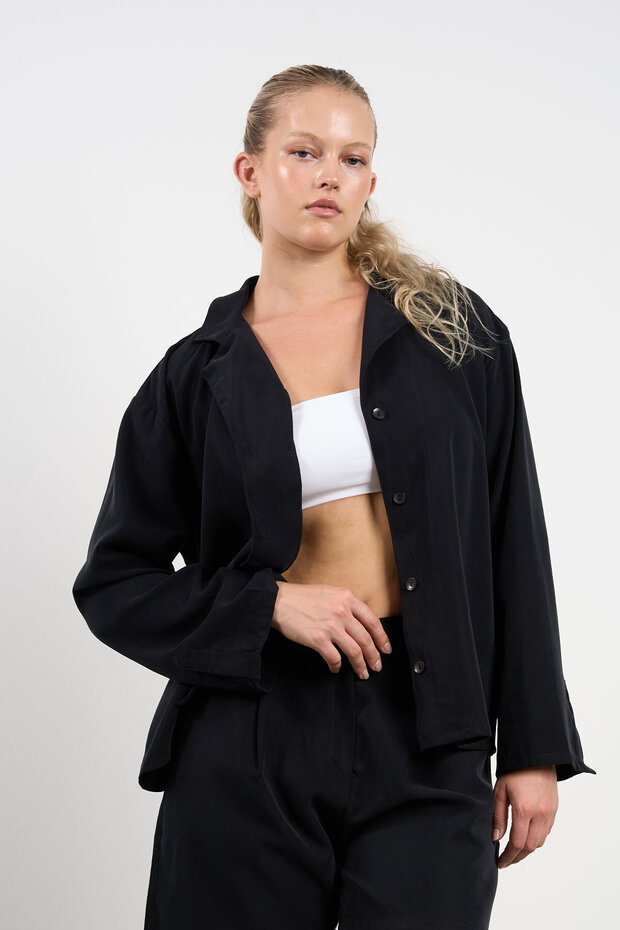 Ceket Yaka GÖMLEK - 1