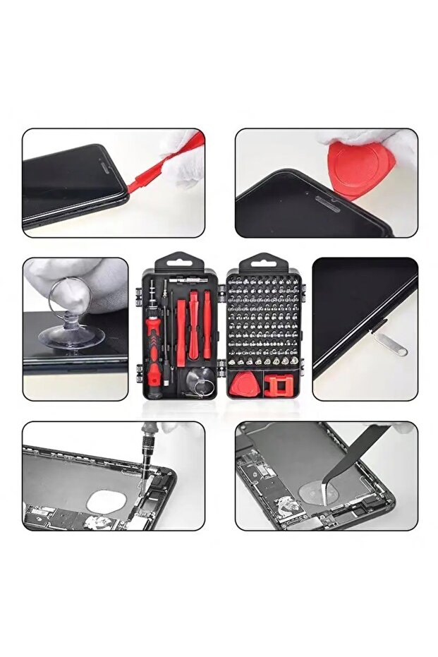 Screwdriver kit, DBG, 115 items, Black/Silver - 5