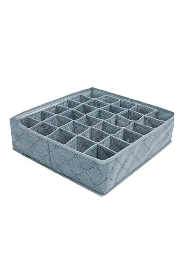 Foldable Undergarments And Socks Storage Box One Size Grey