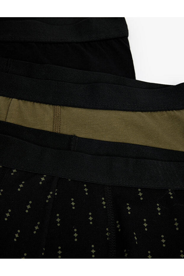 Cotton Patterned 3-Piece Boxer Set - 7