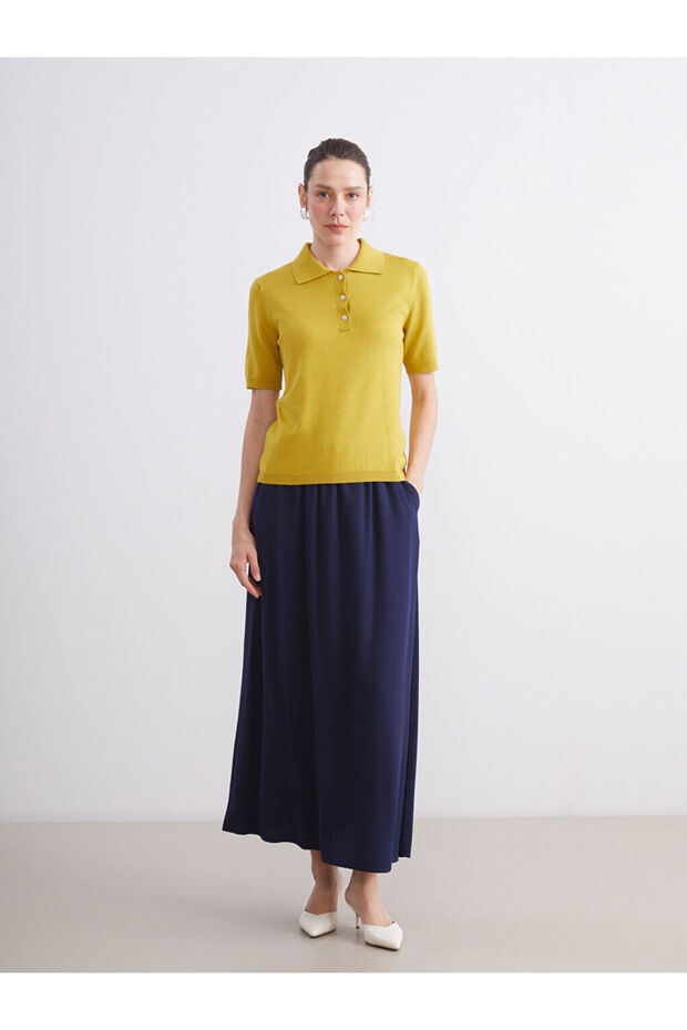 Sparkling Selections from Shining Store |   A-Line Skirt with Elastic Waist - 1