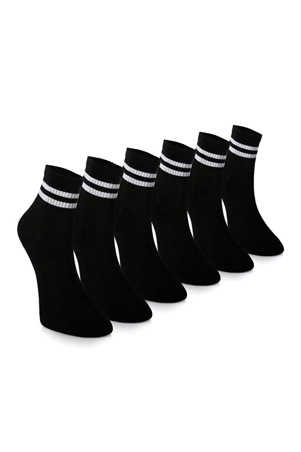 Uniszex teniszzokni, 6 pár - 3