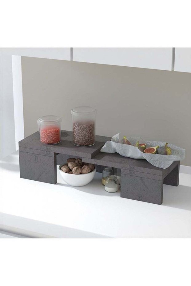 Mahmayi Wooden Storage Rack Kitchen Shelf Organiser, Spice Racks, Cupboard shelf for Home and Kitch