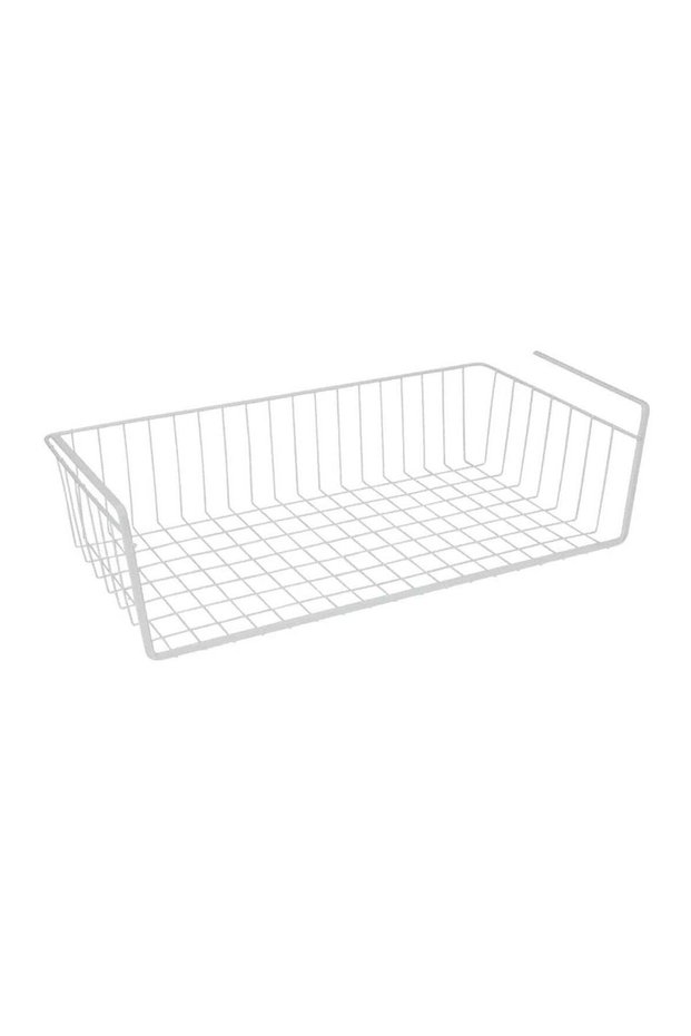 Under Shelf Metal Wire Basket For Home Kitchen Wardrobe And Storage Organizer Suitable For Cups Ute