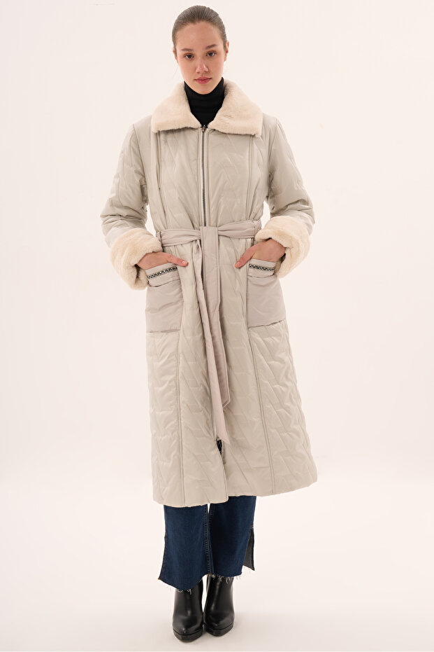 YAKA VE KOL KÜRKLÜ KAPİTONE - 1