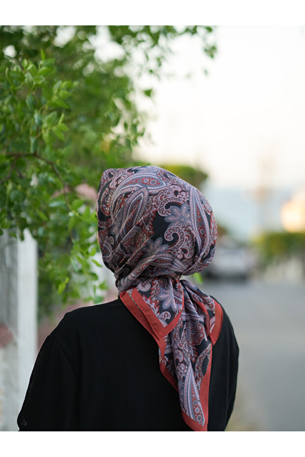 AÇELYA DESEN SOFT EŞARP - 1