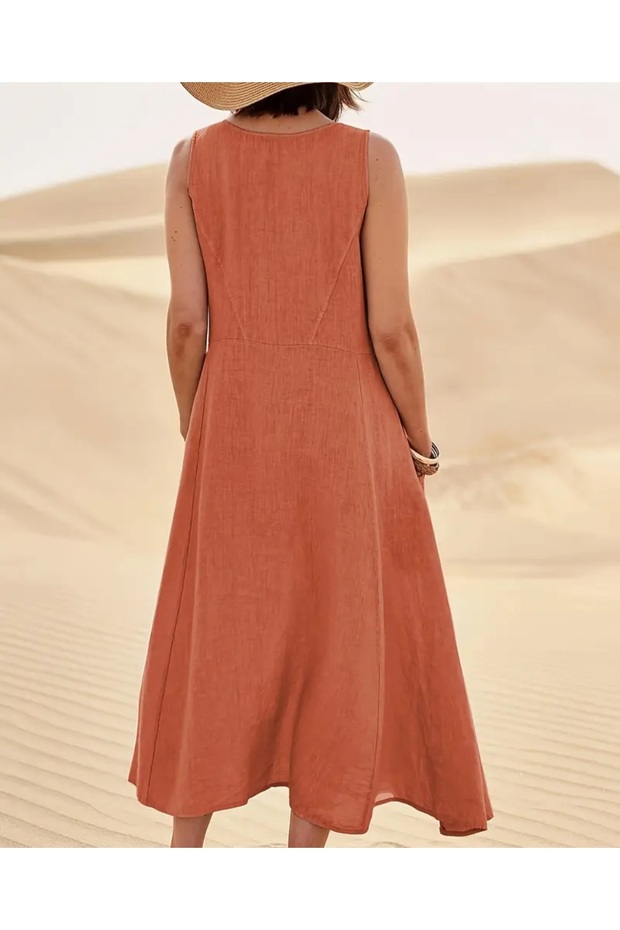 Cepli A Kesim Elbise - 2