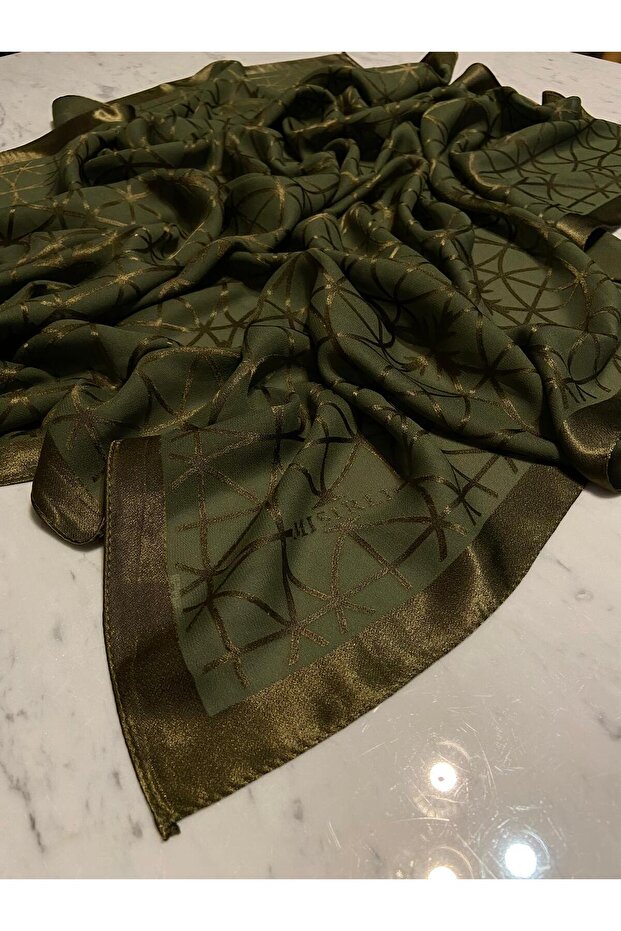 Mısırlı Eşarpları Yakma Devore Model Eşarp - 1