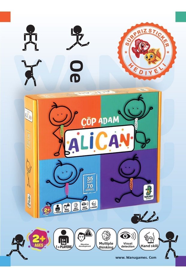 Stickman Alican Montessori Educational Toy