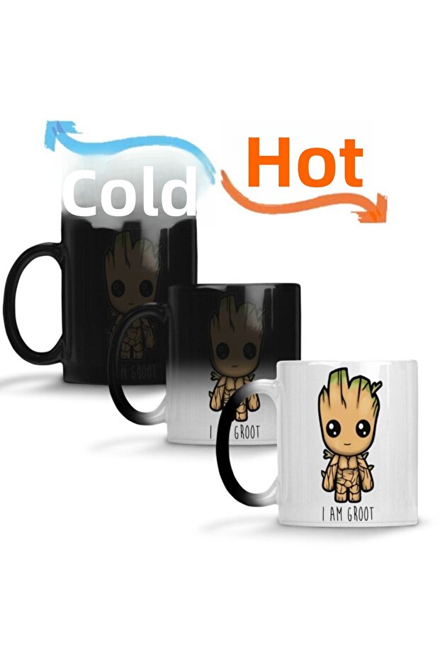 كوب الكوب السحري I Am Groot من البورسلين