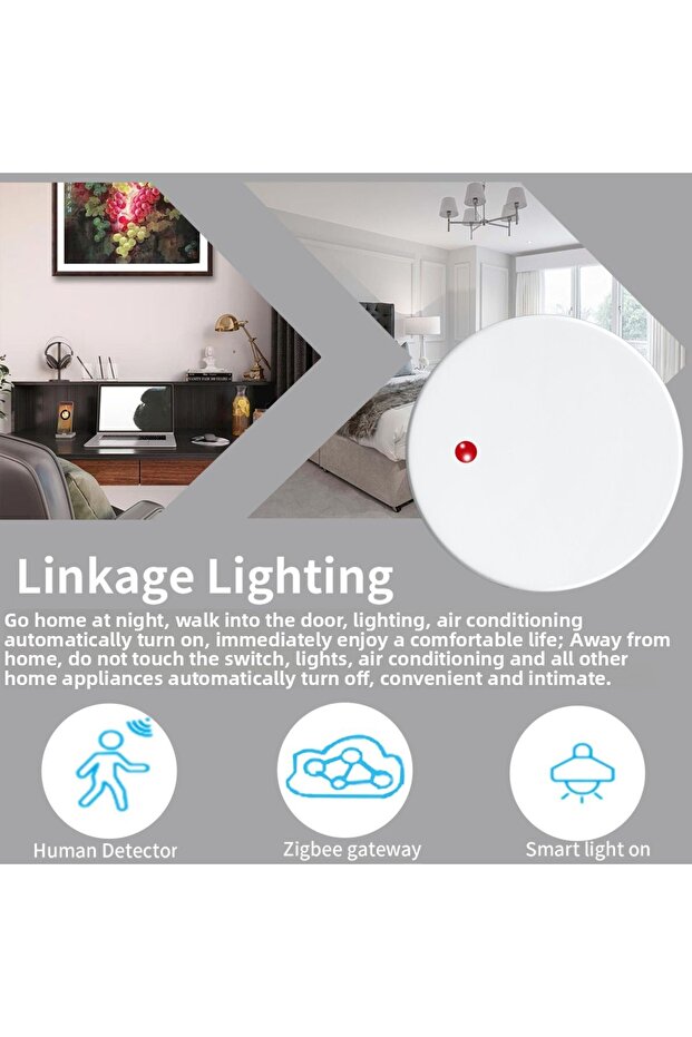 Tuya Zigbee Presence Sensor Mmwave Radar Wave Human Detector Motion Detector Work With Tuya Hub - 4