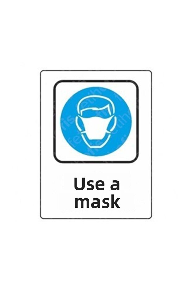25X35 cm Use Hard Hat