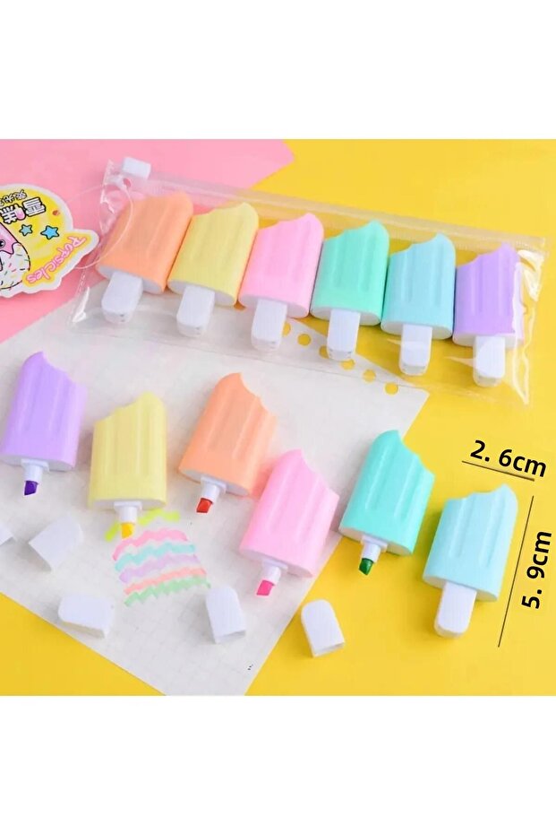 Tgb mini ice cream phosophorus 6 piece pen q-1160