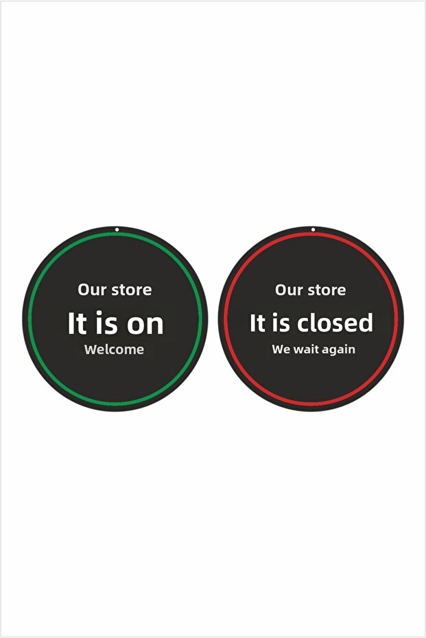 Open Closed Door Directional Sign