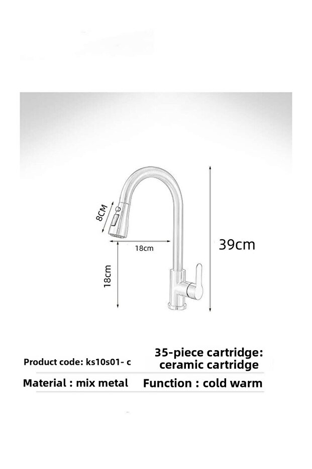 Faucet Black Spray Sink - 2