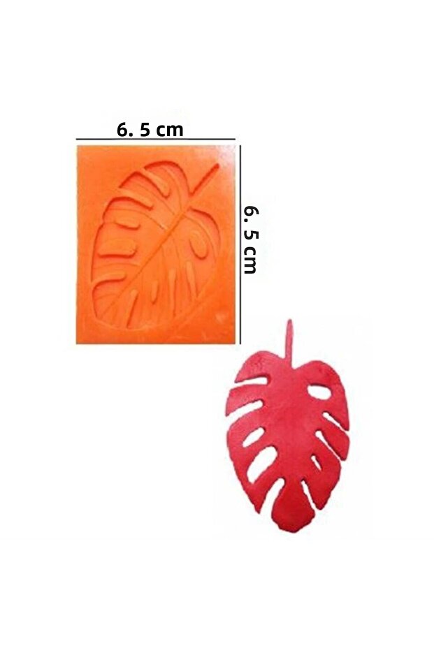 Hg-003 tropical leaf 2 silicone mold 6.5 x 4.5cm