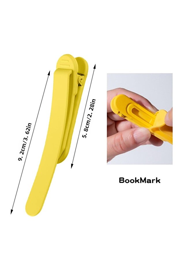 علامة لقراءة الكتب من السيليكون، أزرق، قطعة واحدة، - 7