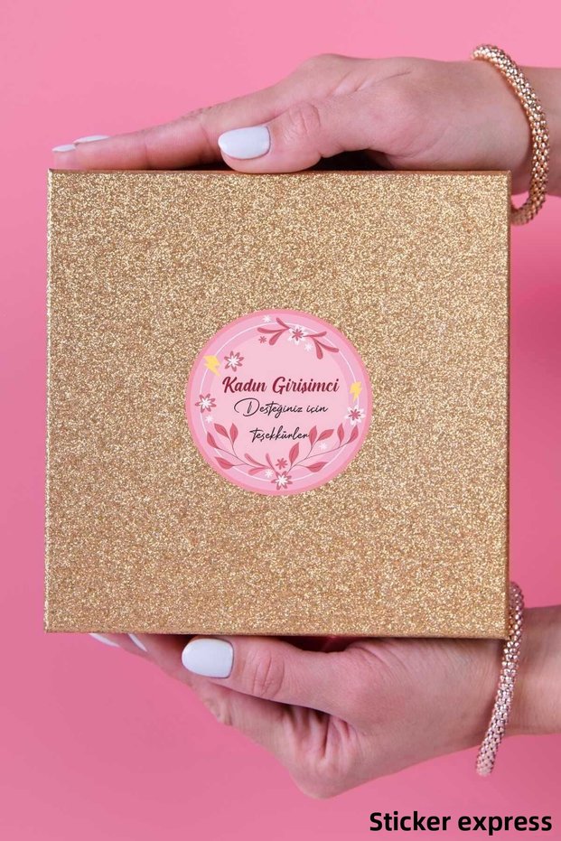 Women's Accessories - Entrepreneur Thanks Tag, Packaging and Product Sticker