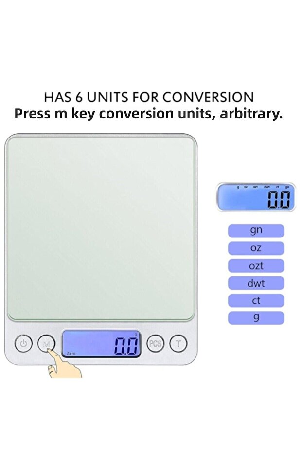 Digital Precision Kitchen Scale Precision Scale 2000 Gr./0.1 Gr - 2