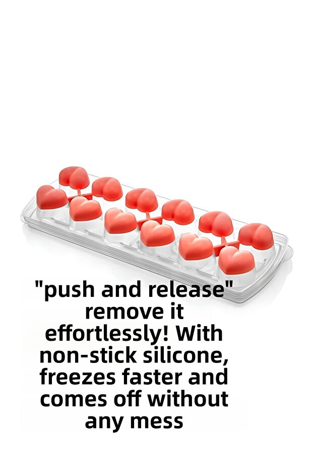 Ice Mold - Press-And-Drop Silicone Ice Mold with Lid Set of 4 721815 - 3