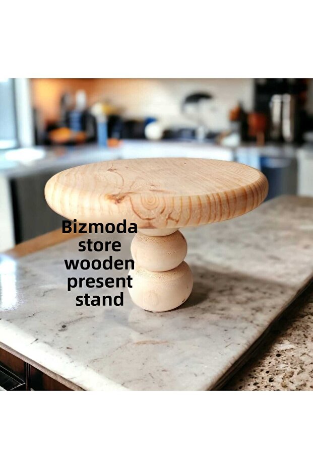 Handmade Cake Stand Lighting Wooden Standing Presentation Serving Stand Cake Fruit Stand