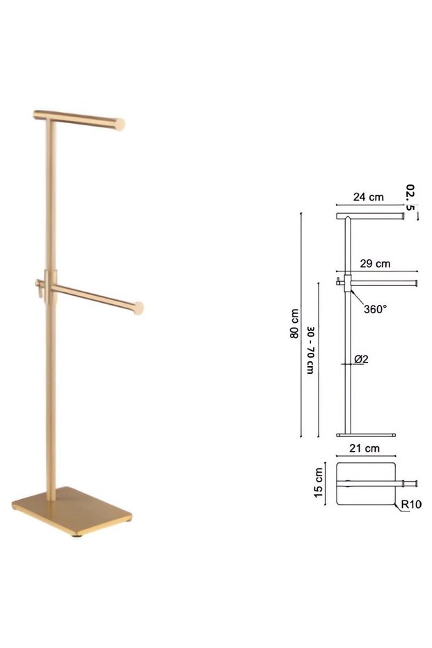 Gold Paper Towel Holder - Elegant and Useful