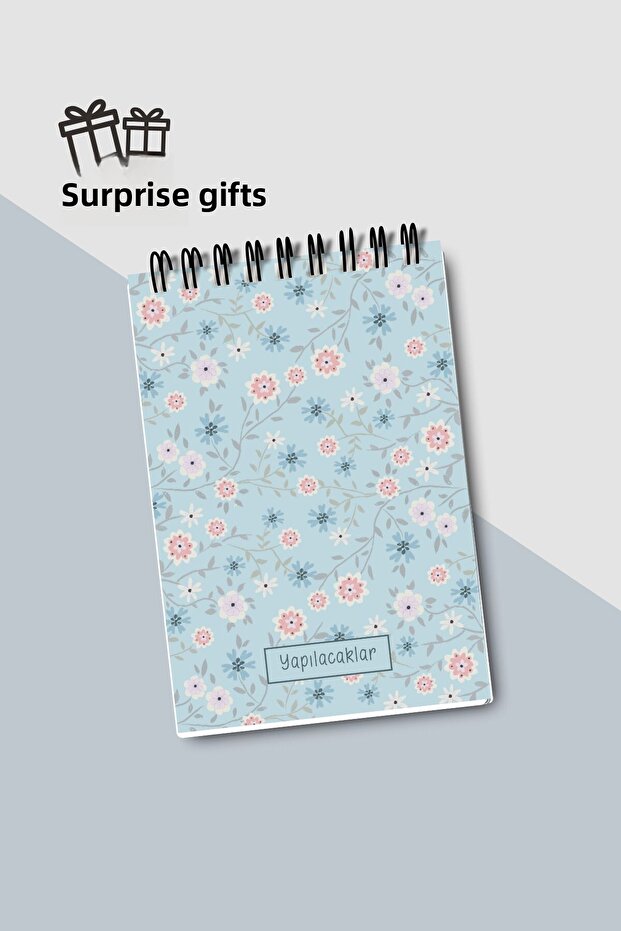 Do List A6 Notebook with Flexible Cardboard Cover, Mini Notebook - 1