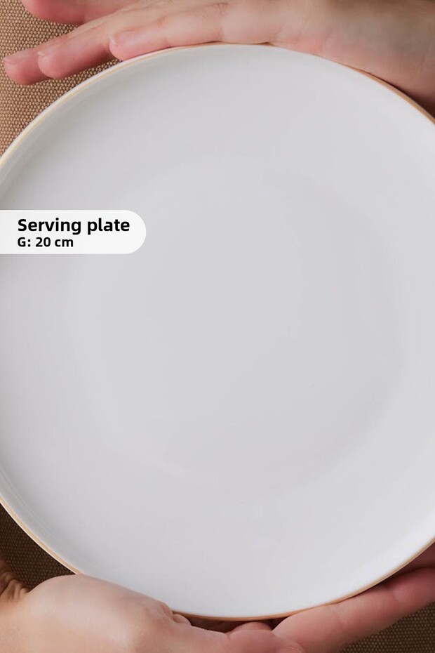 Gold Forever Bone Fika 22dílná snídaňová sada pro 6 osob - 6