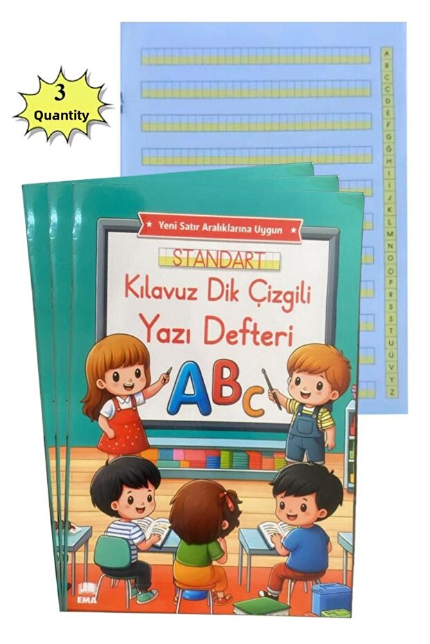 جديد فردي جميل دفتر الكتابة A4 19x27 سنتيمتر 24 ورقة 3 قطعة دليل قياسي اللغة مسطر الكتابة Deft