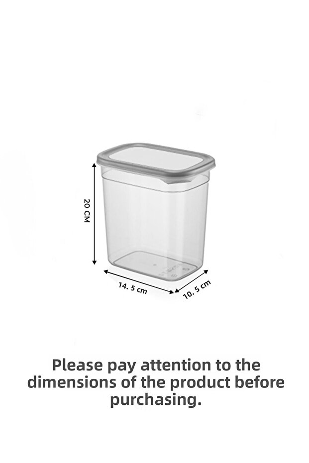 2 Large Size Rectangular Detergent Storage Box - 1800 ml - Detergent Set - 2