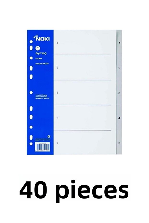 40 قطعة 1-5 أرقام فاصل فاصل