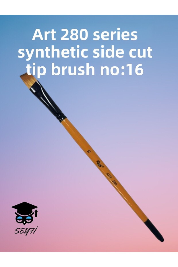 N0:16 Art 280 Series Synthetic Side Cut Tape Brush