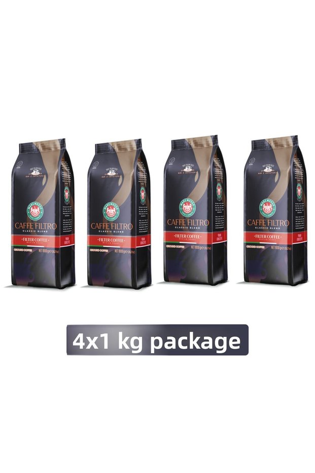Caffe Filtro Clasico Espresso Filter 4X1 Kg. Coffee (Bean or Ground)