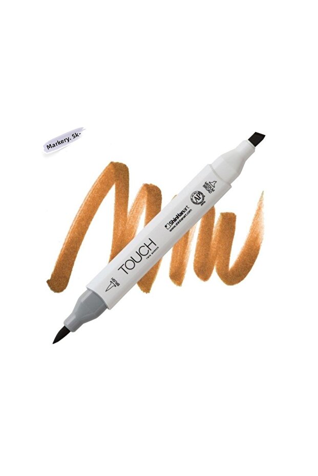 Touch Twin Brush Pen : Double Sided Marker : Br96 Mahogany