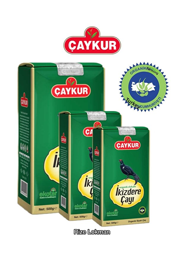 Çaykur İkizdere Organic Screened 500g Tea (15Pcs) Box