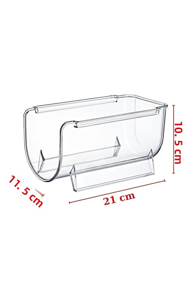 Layer Stackable Clear Bottle Organizer Transparent - 2