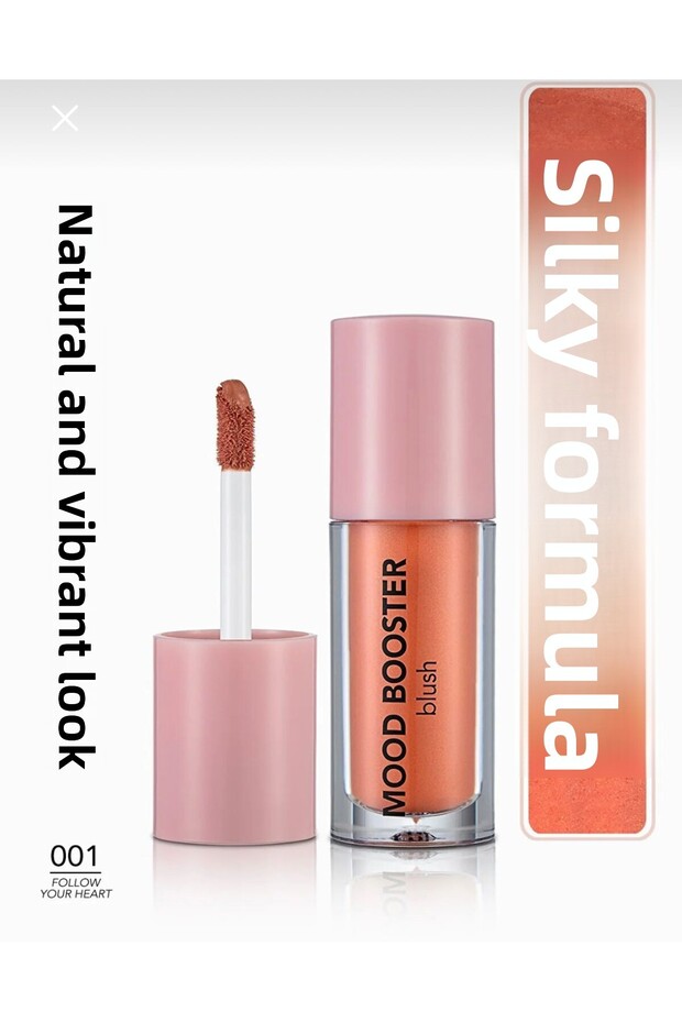 Mood Booster Intense Pigmented Liquid Blush No: 001 Follow Your Heart