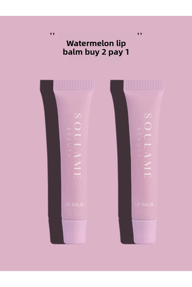 Buy 2 Get 1'' Watermelon'' Lip Balm - Extra Gloss Watermelon Flavor Lip Gloss