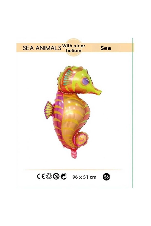 Rps Seahorse Foil Balloon