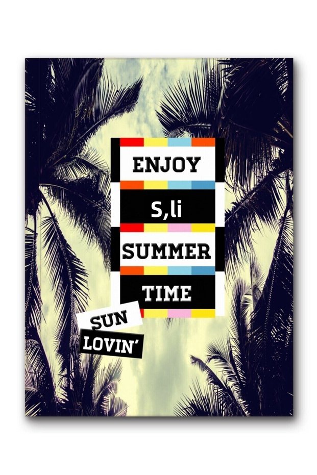 Motto Mini Journal Notebook Lined Summer