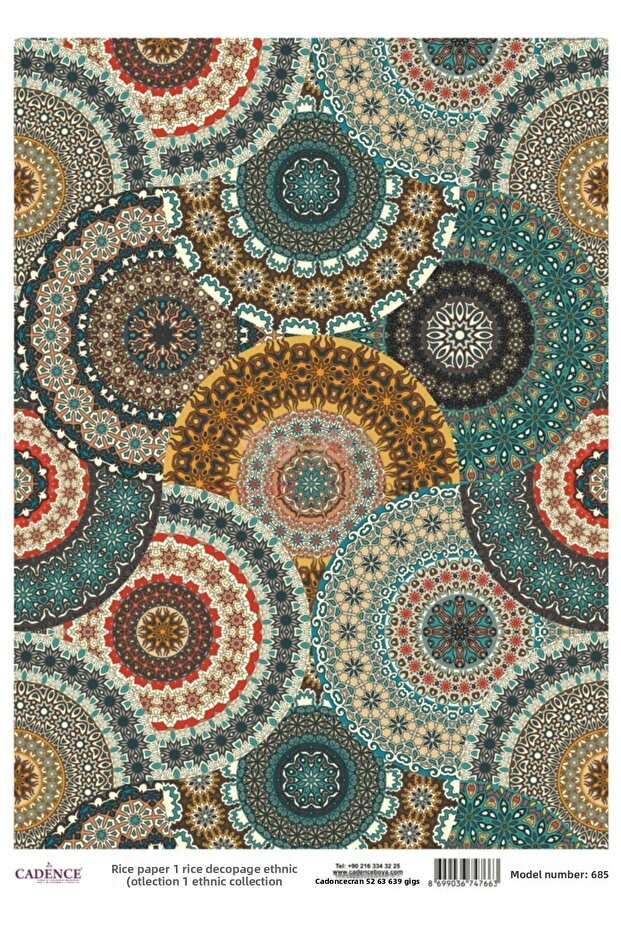 Rice Decoupage - Model 685 - 1