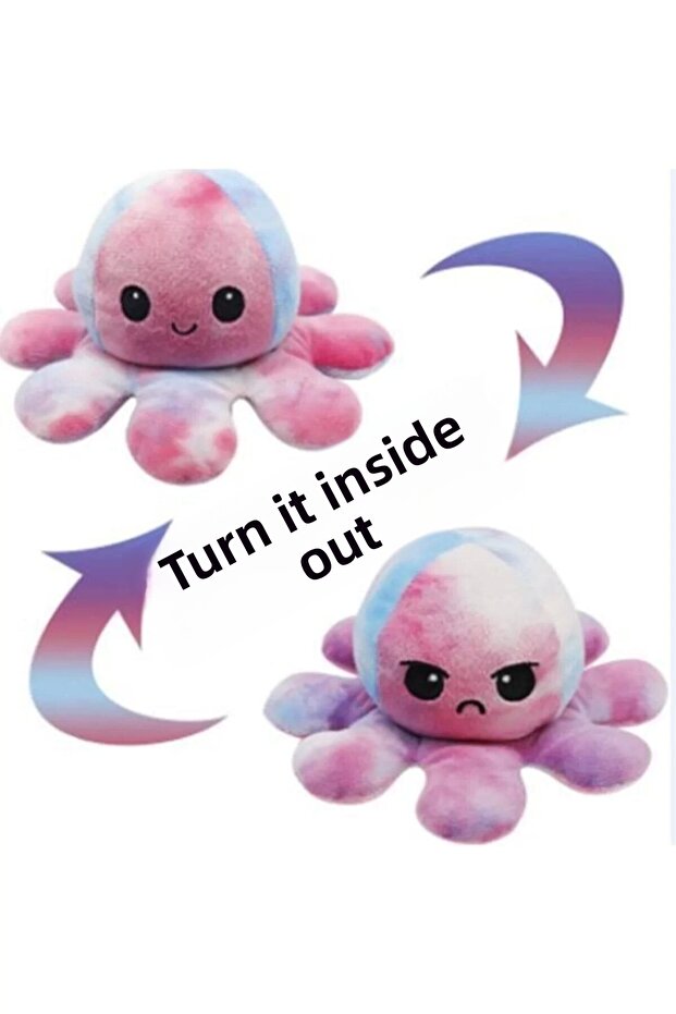 Message Giving Octopus, Mood Changing Octopus, Sensory Octopus, Face Changing Octopus, Plush Octopus