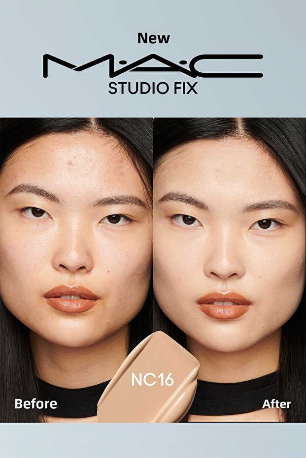 Matte Foundation Lasting up to 24 Hours - Studio Fix Fluid Spf15 - Color: Nc16 - 30ml - 5