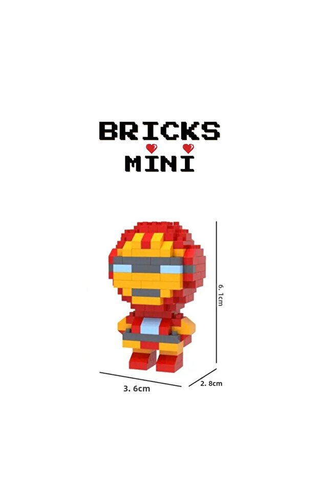 Iron Man Bricks Mini Figure - 3