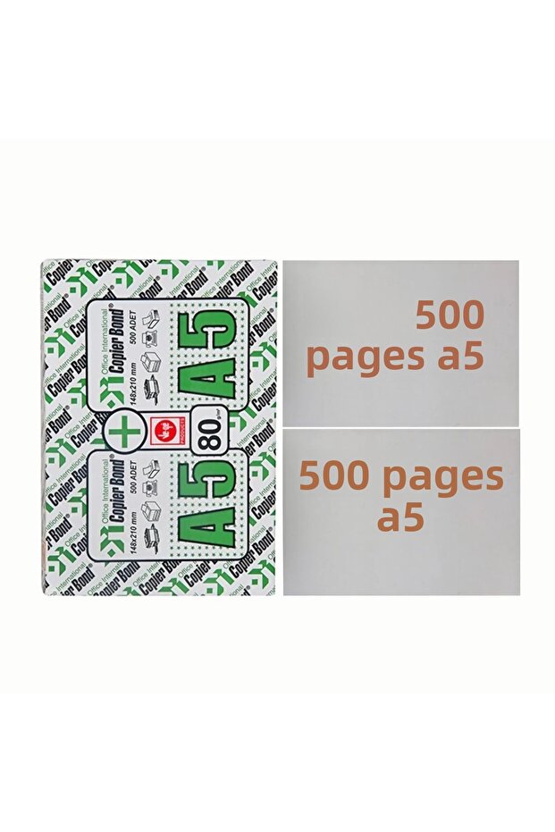 1000 ورقة نسخ مقاس A5 - نصف ورق مقاس A4